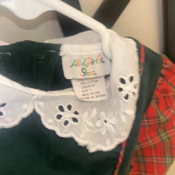 Vintage Hi Girls Inc holiday dress size 4 - Picture 4 of 6